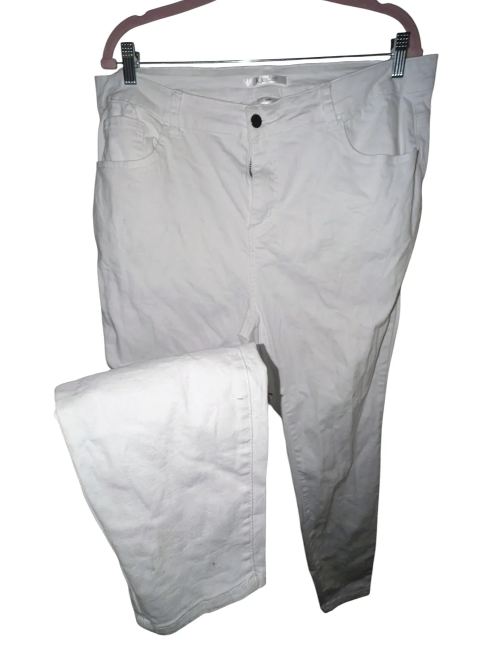 K. Jordan White Skinny Jeans Plus Size 20W NWOT Stretchy